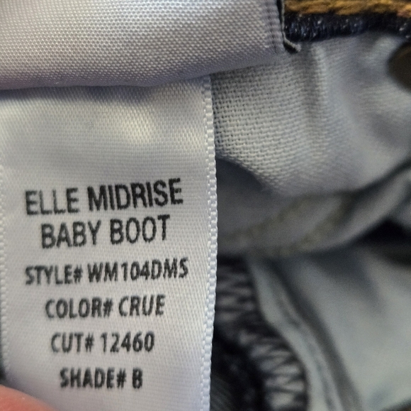 HUDSON Ellie Mid Rise Baby Boot Cut Distressed Jeans. Size 25 - Picture 9 of 14